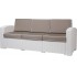 Magnolia Resin Wicker Modular Hospitality Sofa with Cushions